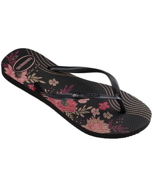 Women's Slim Sandal Black