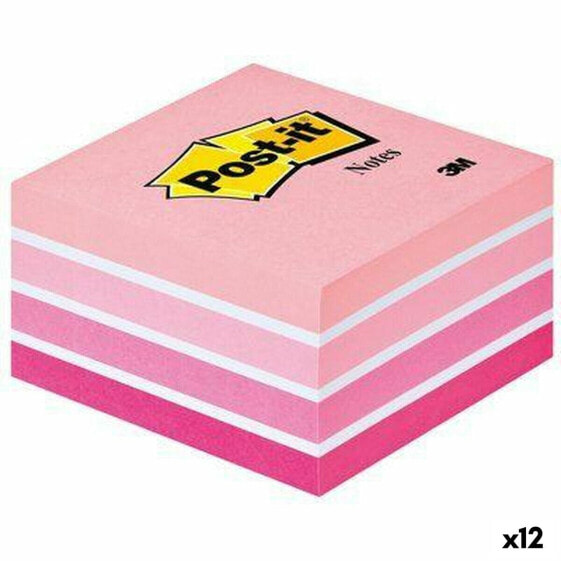 блокнотом Post-it 76 x 76 mm Розовый 450 Листья (12 штук)