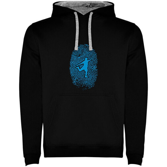 KRUSKIS Football Fingerprint Two-Colour hoodie