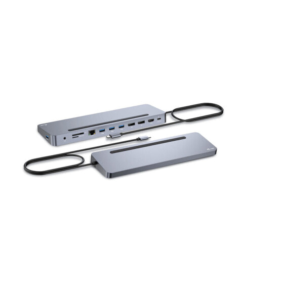 USB Hub i-Tec C31FLAT2PDPRO100W 100 W Silver