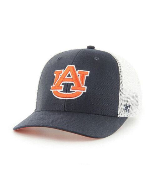 Men's Navy and White Auburn Tigers Basic Two-Tone Trophy Flex Hat