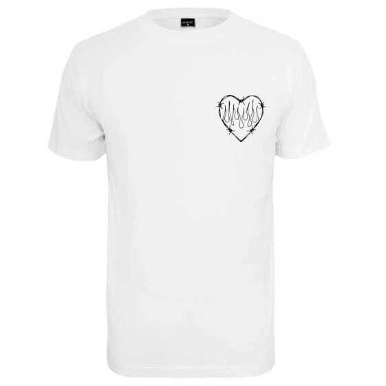 MISTER TEE Burning Hearts short sleeve T-shirt