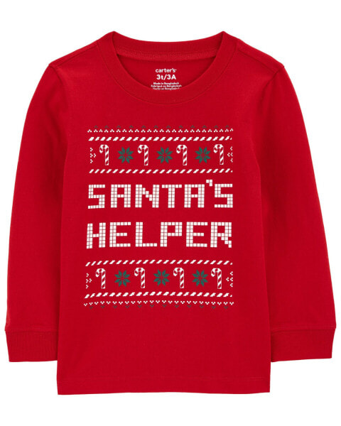 Toddler Santa's Helper Graphic Tee 2T