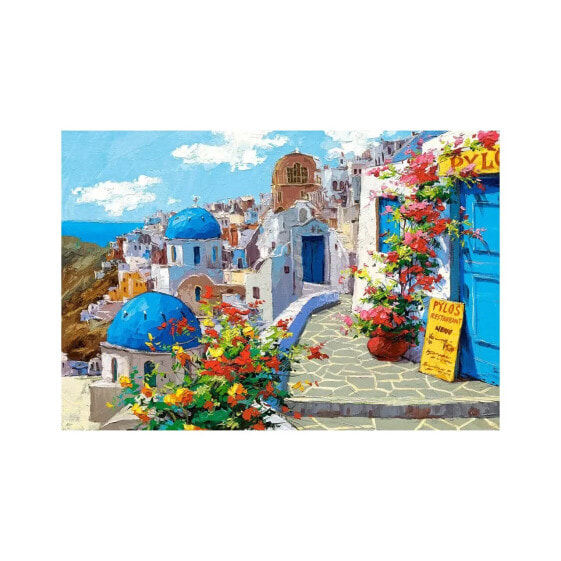 Puzzle Frühling auf Santorini