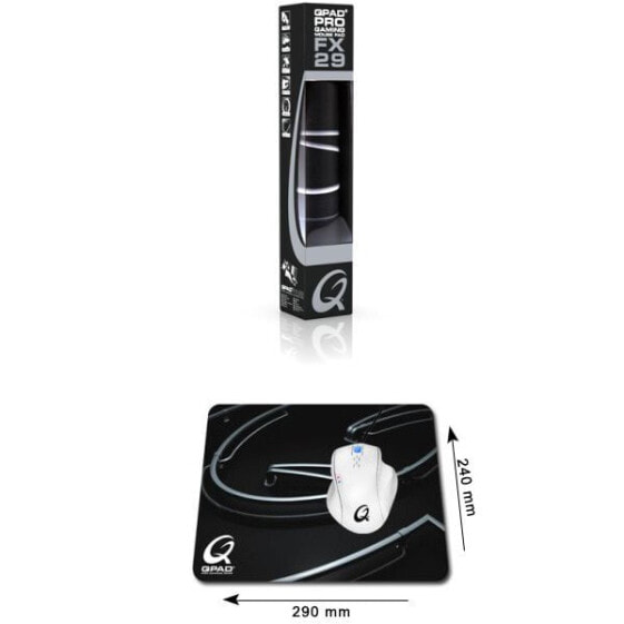 QPAD FX 29 - Black - Image - Fabric - Gaming mouse pad