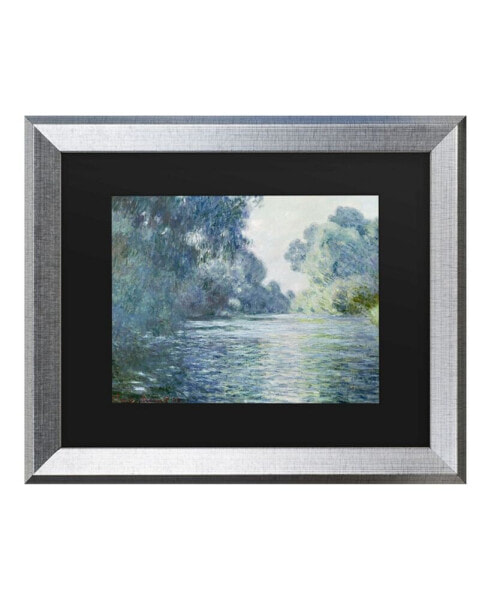 Claude Monet Branch of the Seine Near Giverny Matted Framed Art - 27" x 33"