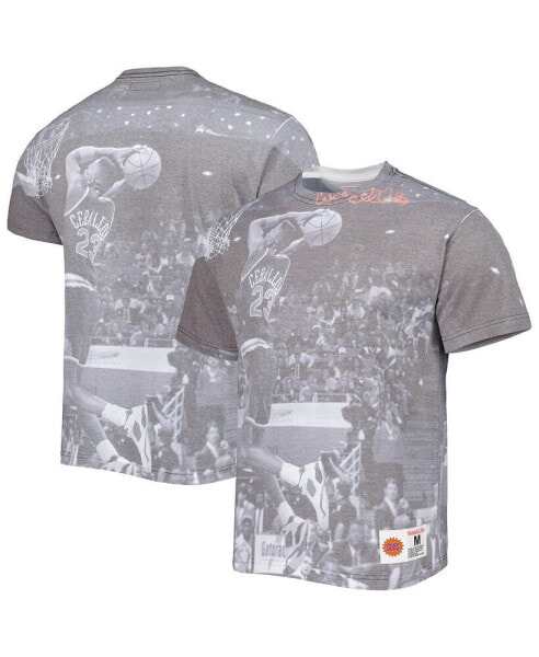 Men's Cedric Ceballos Gray Phoenix Suns Above The Rim Sublimated T-shirt