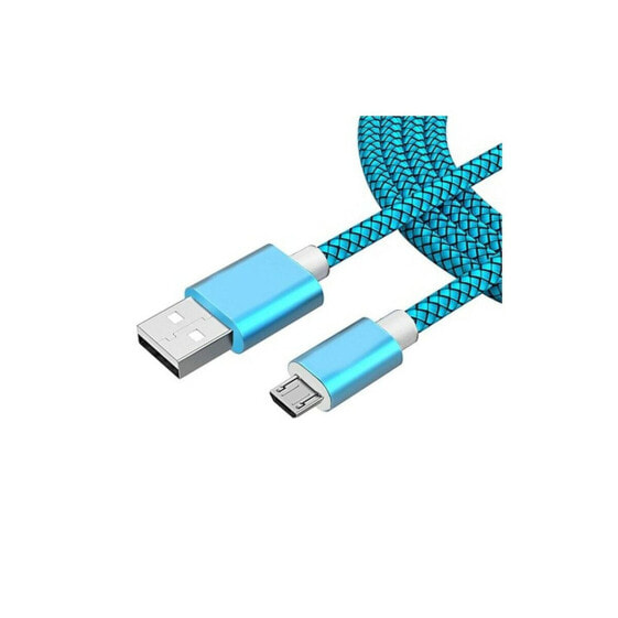 Универсальный кабель USB-MicroUSB Wirboo W607 Синий 2,5 m