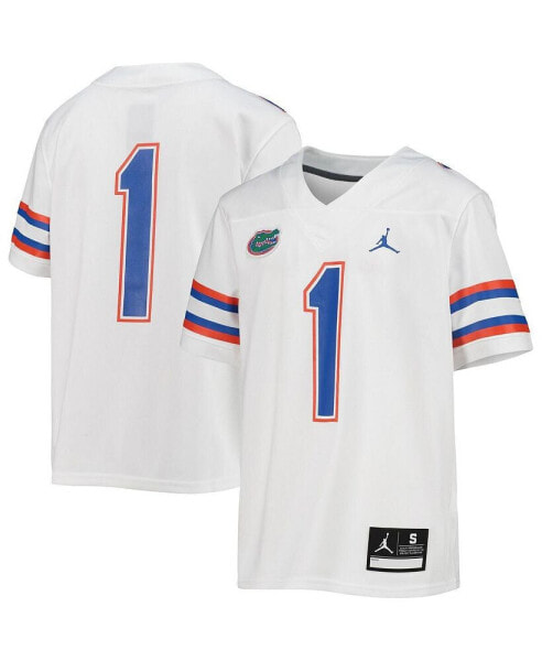 Big Boys #1 White Florida Gators Untouchable Football Team Jersey