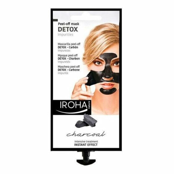 Маска для лица Detox Charcoal Black Iroha 1 штука