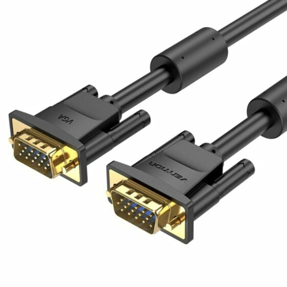 VGA Cable Vention DAEBI Black 3 m