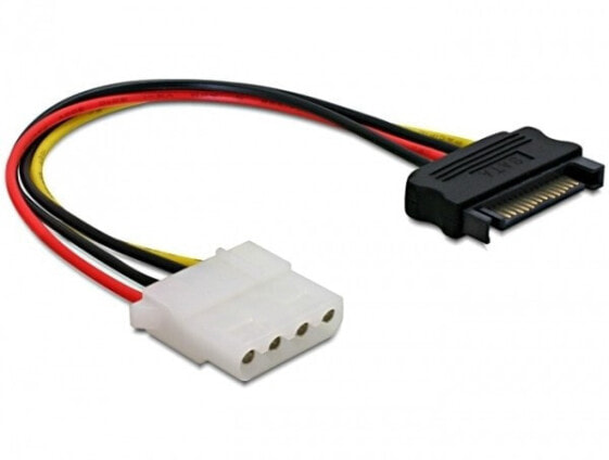 Delock Power SATA/Molex Cable - 0.12 m