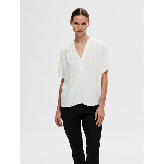 SELECTED Susie-Mivia Short Sleeve Blouse