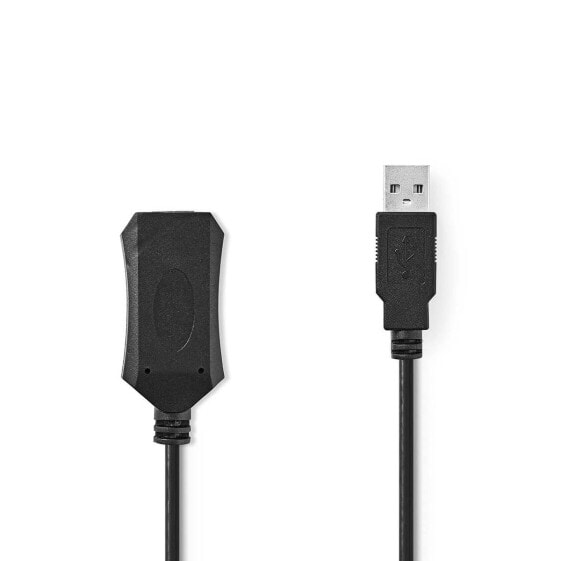 Nedis CCGP60EXTBK50 - 5 m - USB A - USB A - USB 2.0 - 480 Mbit/s - Black