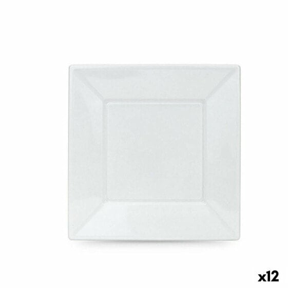 Набор многоразовых тарелок Algon Белый Пластик 23 x 23 x 2 см (24 штуки)