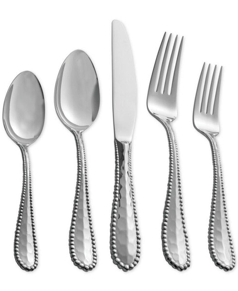 Stainless Steel Molten Collection 5-Pc. Flatware Set