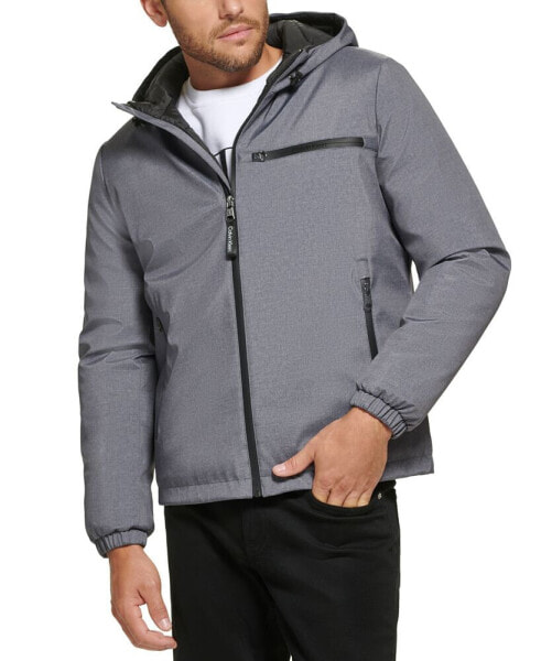Men's Infinite Stretch Water-Resistant Hooded Jacket