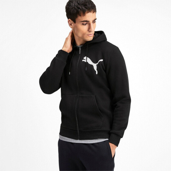 [580567-01] Mens Puma BIG LOGO FULL ZIP HOODY FLEECE