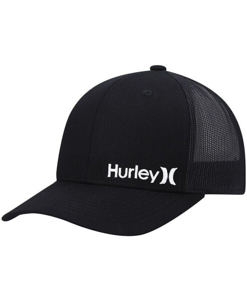 Бейсболка сетчатая Hurley Men's Black Corp Staple Trucker Snapback