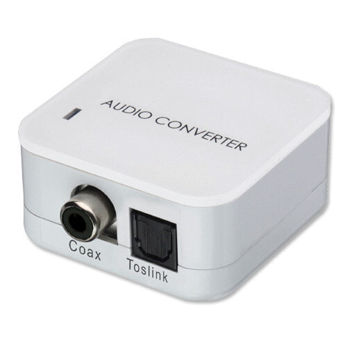 Lindy AudioConverter Coaxial/Optical - Toslink - RCA - White