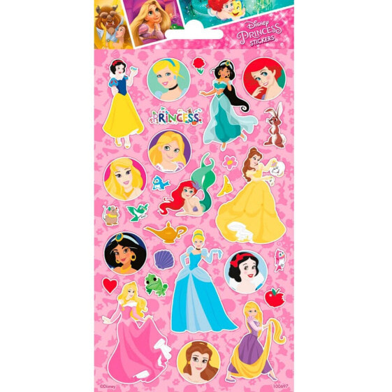 DISNEY Princesses Sticker Pack With Glitter
