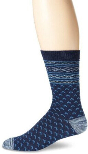 K. Bell Men's Nordic Fair Isle Crew Socks One Size - 66907M