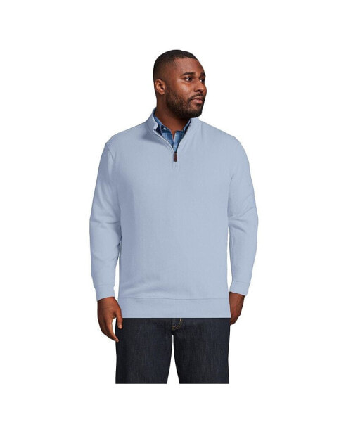 Big & Tall Bedford Rib Quarter Zip Sweater