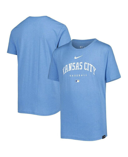 Футболка для малышей Nike фирменная коллекция синяя с эмблемой Kansas City Royals