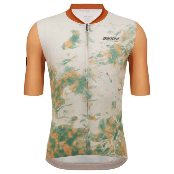 SANTINI Marble Sllim Fit Short Sleeve Jersey