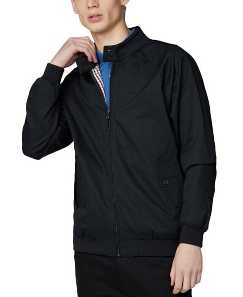 Куртка с вышивкой Ben Sherman Signature Harrington Zip-Front.