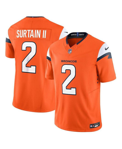 Nike Men's Patrick Surtain II Orange Denver Broncos Vapor F.U.S.E. Limited Jersey