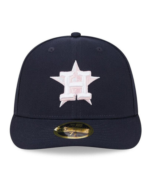 Men's Navy Houston Astros 2024 Mother's Day Low Profile 59FIFTY Fitted Hat