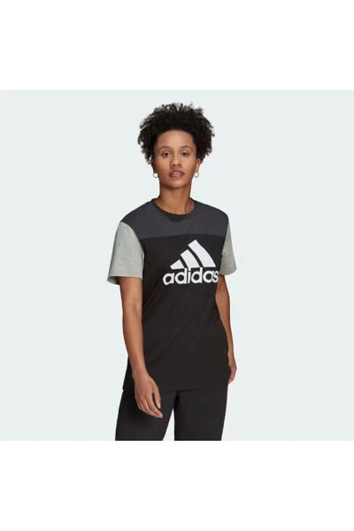 Футболка Adidas Essentials Colorblock Logo Tee HC8828