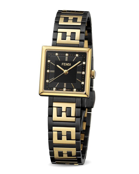 Fendi Women's Forever Fendi Square Diamond Watch Women's