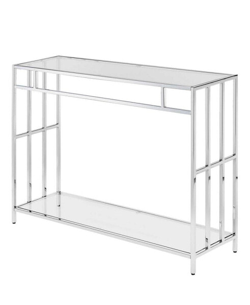 Mission Glass Console Table