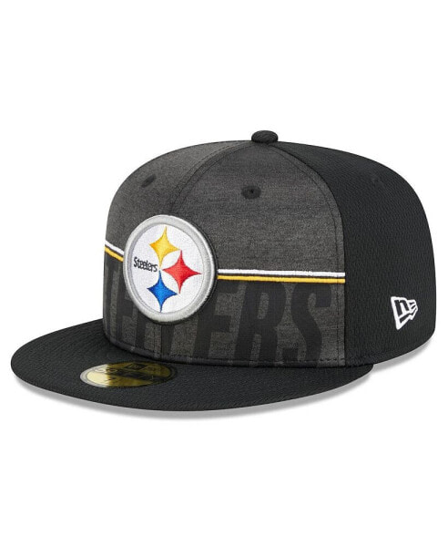 Men's Black Pittsburgh Steelers 2023 NFL Training Camp 59FIFTY Fitted Hat