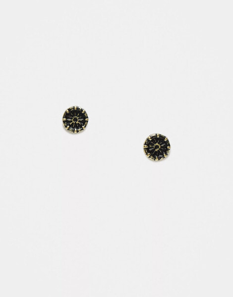 Classics 77 dusk til dawn stud earrings in gold