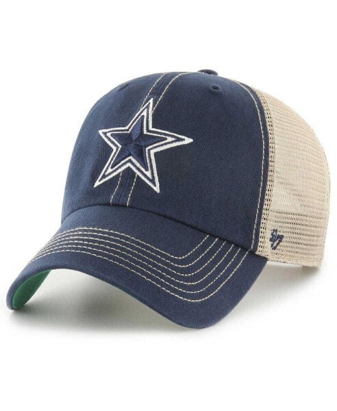 Men's Navy Dallas Cowboys Trawler Clean Up Adjustable Hat