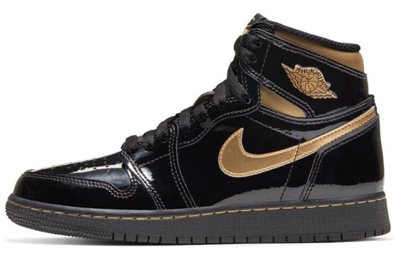 Кроссовки Jordan Air Jordan 1 High OG "Black Gold" GS 575441-032