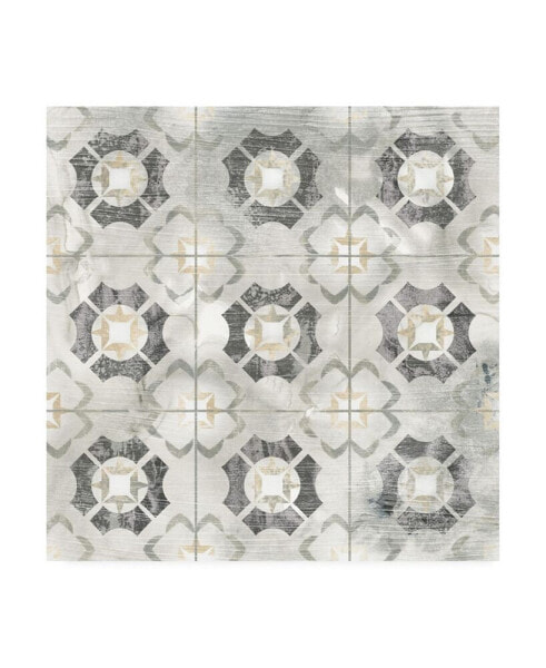 June Erica Vess Marble Tile Design III Canvas Art - 20" x 25"
