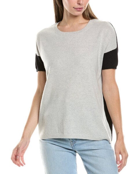 Incashmere Colorblock Cashmere Top Women's M