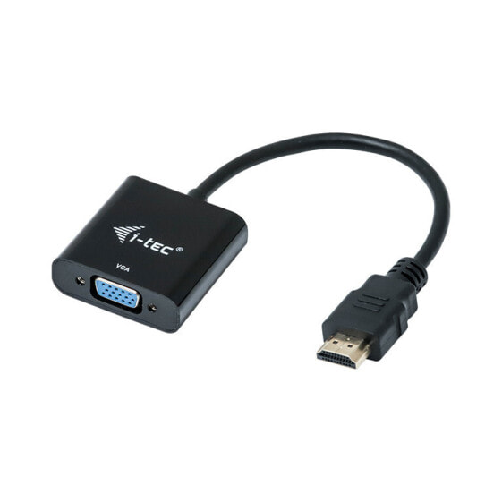 i-tec HDMI to VGA Cable Adapter - 0.15 m - HDMI - VGA - Male - Female - 1920 x 1080 pixels