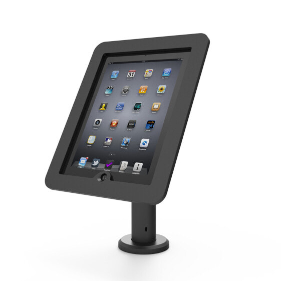 Compulocks Rise Tablet Stand With Cable Management - Multimedia stand - Black - Tablet - Apple iPad - 200 mm