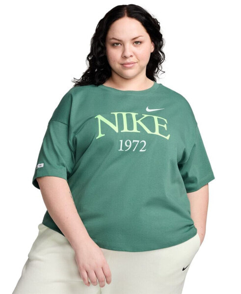 Sportswear Plus Size Cotton Classic T-Shirt