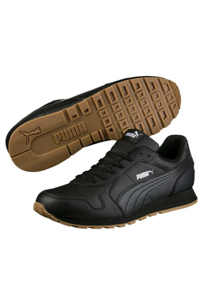 Unisex Siyah Koşu Ayakkabısı - St Runner Full L Black- Black - 35913008