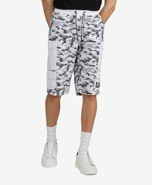 Men's Big and Tall Contrast Cargo Shorts