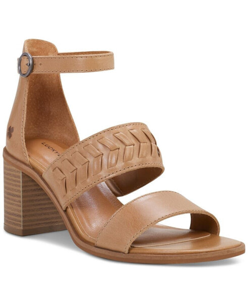 Women's Serenay Strappy Woven Block-Heel Sandals