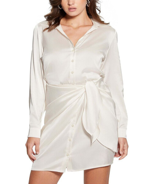 Women's Alya Wrap-Style Mini Dress