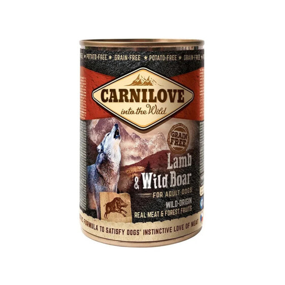 CARNILOVE Canine Adult Lamb Wild Boar Box 6x400g