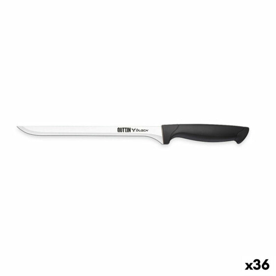 Нож кухонный Quttin Black Черный Серебристый 22 cm (36 штук)